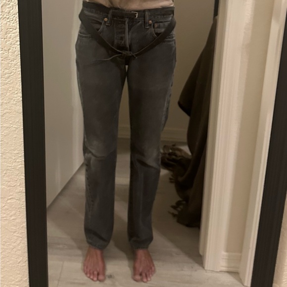 Razo for Elegant Accessories - Vintage 1980 Razo for Elegant Black Leather Double Belt in a size M